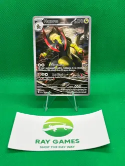 Pokemon TCG Haxorus 147/086 Black Bolt Illustration Rare Holo NM/LP - Image 1