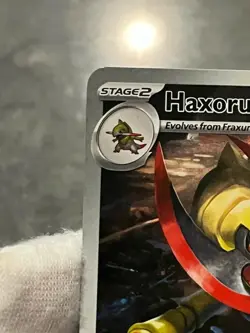 Pokemon TCG Haxorus 147/086 Black Bolt Illustration Rare Holo NM/LP - Image 5