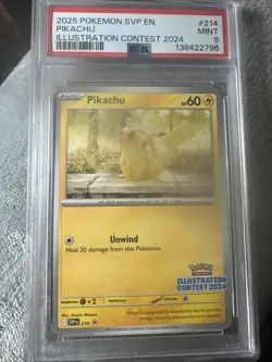 2025 Pokemon Svp En Pikachu Illustration Contest 2024 - Image 1