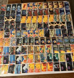 Pokemon 1999 Topps Mewtwo Strikes Back Movie Cards Pikachu Vacation ( 136 total) - Image 1