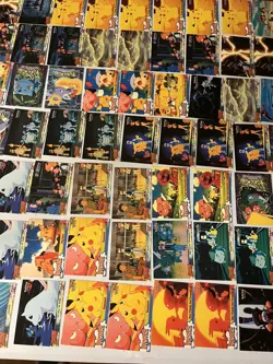 Pokemon 1999 Topps Mewtwo Strikes Back Movie Cards Pikachu Vacation ( 136 total) - Image 3