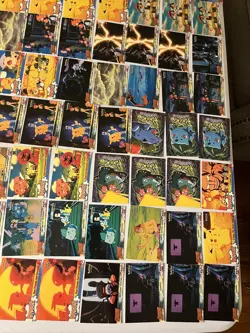 Pokemon 1999 Topps Mewtwo Strikes Back Movie Cards Pikachu Vacation ( 136 total) - Image 4