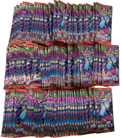 #5 Lot of (100) Pokemon Korean M2 Mega Inferno X Booster Packs Sealed - Image 1