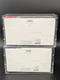 2x Pokemon Black Bolt White Flare Sealed Booster Bundle Display Case W/Acrylic - Image 2