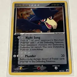 Murkrow 30/115 Pokemon EX Unseen Forces Stamped - Image 1