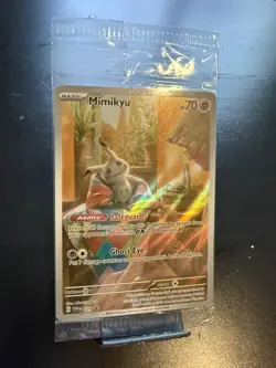 2024 Pokemon Mimikyu SVP075 Promo Paldean Fates Factory Sealed - Image 1