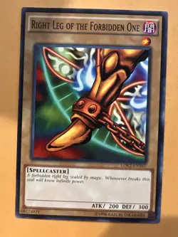 Yu-Gi-Oh! Legendary Decks II Right Leg of the Forbidden One #LDK2-ENY07 - Image 1