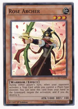 Yugioh Rose Archer LC5D-EN098 Super Rare 1st Ed - Image 1