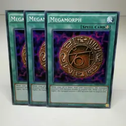 3x Yugioh Megamorph SDKS-EN027 Common - LP-NM 💎 - Image 1