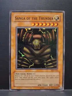 Yugioh Sanga Of The Thunder MRD-025 Super Rare Unlimited LP - Image 1