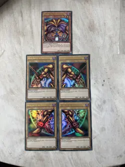 YuGiOh - 1st Edition Exodia The Forbidden One Complete Set - YGLD-ENA17-21 NM - Image 1