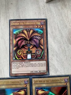 YuGiOh - 1st Edition Exodia The Forbidden One Complete Set - YGLD-ENA17-21 NM - Image 2