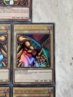 YuGiOh - 1st Edition Exodia The Forbidden One Complete Set - YGLD-ENA17-21 NM - Image 3