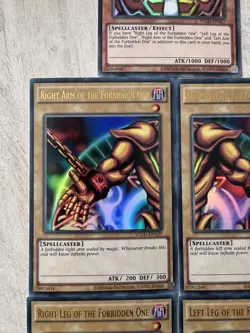 YuGiOh - 1st Edition Exodia The Forbidden One Complete Set - YGLD-ENA17-21 NM - Image 4