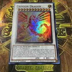 Crimson Dragon - RA04-EN061 - Super Rare - 1st Edition - Yugioh - Image 1