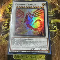 Crimson Dragon - RA04-EN061 - Super Rare - 1st Edition - Yugioh - Image 3