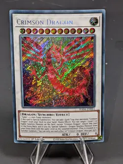 Crimson Dragon - RA04-EN061 ~ Secret Rare ~ 1st Edition ~ Yu-Gi-Oh TCG - Image 1
