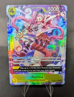 One Piece TCG: Perona OP14-111 R (Alternate Art) The Azure Sea's Seven Foil - Image 1
