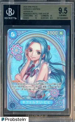 BGS 9.5 Nefeltari Vivi EB03-024 SP SR Parallel ONE PIECE Heroines edition 2025 - Image 1