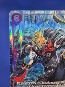 One Piece 500 Years in the Future Sanji OP07-064 Parallel Alternate Alt Art LP - Image 3