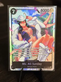 Ms. All Sunday OP14-084 The Azure Sea's Seven SR Foil One Piece - Image 1