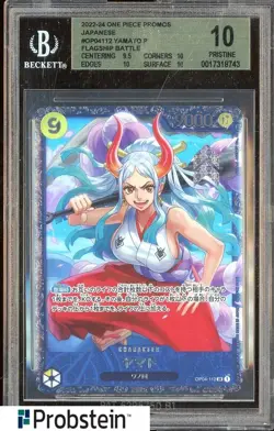 2022-24 One Piece Promos JPN OP04112 Yamato P Flagship Battle BGS 10 PRISTINE - Image 1