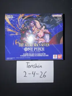 One Piece TCG: The Azure Sea's Seven Booster Box (OP-14) SEALED - Image 1