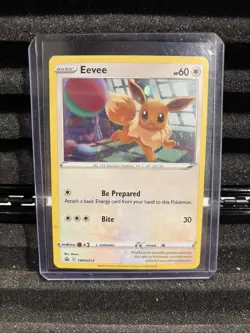 Pokemon TCG Eevee SWSH212 Promo SWSH: Sword & Shield Promo Cards SWIRL - Image 1