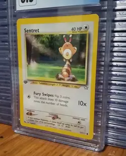 Sentret 71/111 1st Edition CGC 8.5 Neo Genesis Graded Pokemon Card NM/Mint+ Slab - Image 5