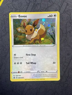 POKEMON TCG BATTLE STYLES EEVEE HOLO CARD #SWSH095 NM - Image 1