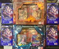 One Piece Card Game Lot - Illustration Box Vol.5 Vol.6 + OP14 packs SEALED x 4 - Image 1