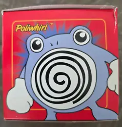 POKEMON POLIWHIRL 23K Gold Plated Trading Card with SEALED POKEBALL & RED BOX - Image 1