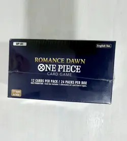SEALED! One Piece Card Game Romance Dawn Booster Box OP-01 Blue Bottom English!. - Image 3