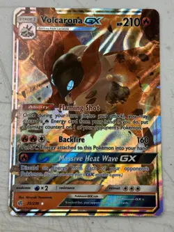 Pokemon Card - Volcarona GX 35/236 Cosmic Eclipse - NM - Image 1