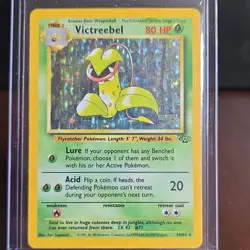 Pokemon Victreebel Jungle 14/64 Holo Rare Unlimited 80 HP Ken Sugimori Card - Image 1