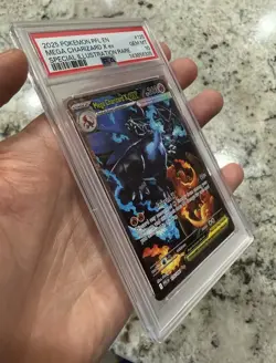 PSA 10 Mega Charizard X EX Phantasmal Flames ENGLISH 2025 Pokemon Card 125 GEM - Image 3