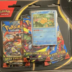 Pokemon TCG Mega Evolution Booster Pack with Psyduck Promo Card - Image 1