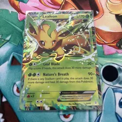 Pokemon TCG Leafeon EX Holo Rare Card 10/83 XY Generations NM/M Condition - Image 2