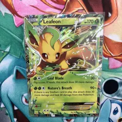 Pokemon TCG Leafeon EX Holo Rare Card 10/83 XY Generations NM/M Condition - Image 3