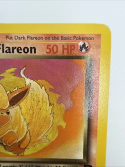Dark Flareon 35/82 Team Rocket Regular Uncommon Vintage Pokemon Card - Image 4