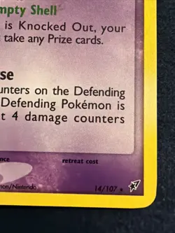 Pokemon TCG Deoxys 14/107 Shedinja Holo Rare Pokemon Card - Image 4