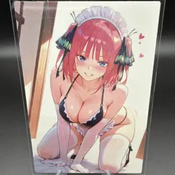 Nino Nakano Anime Waifu Card Doujin ACG Goddess Holo - Image 1