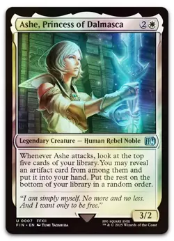 Ashe, Princess of Dalmasca #7 (Foil) (NM) Final Fantasy FIN Magic MTG - Image 1