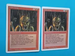 Magic the Gathering MTG Revised GOBLIN KING X 2 LP/EX Rare 1994 Nice! - Image 2