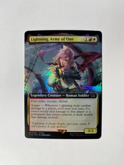 Lightning, Army of One (Extended Art) Final Fantasy Foil NM MTG🔥HOT🔥 - Image 1