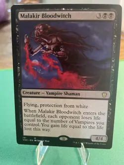 Malakir Bloodwitch Commander: Innistrad: Crimson Vow 131, Fast Shipping - Image 3