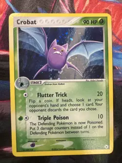 Pokemon TCG Crobat Holo Rare Card 3/101 Hidden Legends Series - Image 1