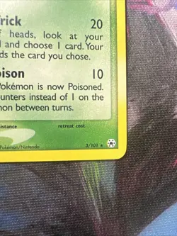 Pokemon TCG Crobat Holo Rare Card 3/101 Hidden Legends Series - Image 4