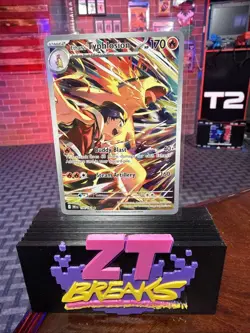 Ethan's Typhlosion 190/182 Destined Rivals Illustration Rare Pokemon Near Mint - Image 1