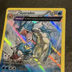 Gyarados 21/98 Holofoil Pokemon XY Ancient Origins Full Art Holo 2015 MP - Image 2